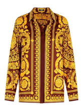VERSACE 40 baroque heritage print shirt
