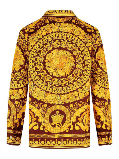VERSACE 40 baroque heritage print shirt