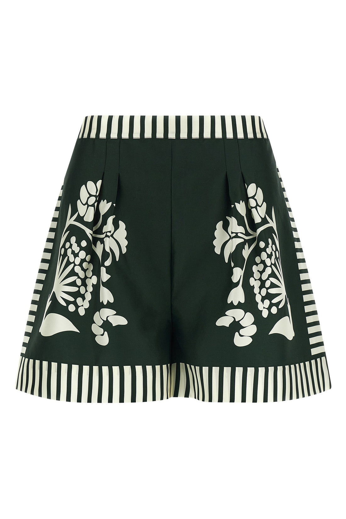 ERES 36 arjun shorts in panama patterned silk twill