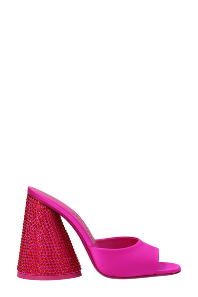 luz satin mules