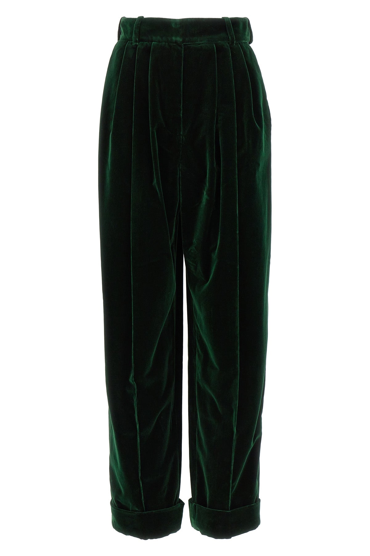 pantalone boyfriend in velluto