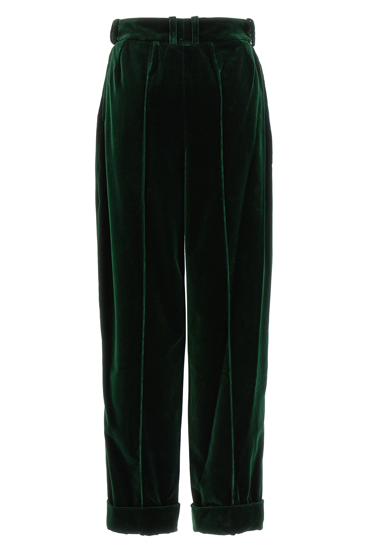 pantalone boyfriend in velluto