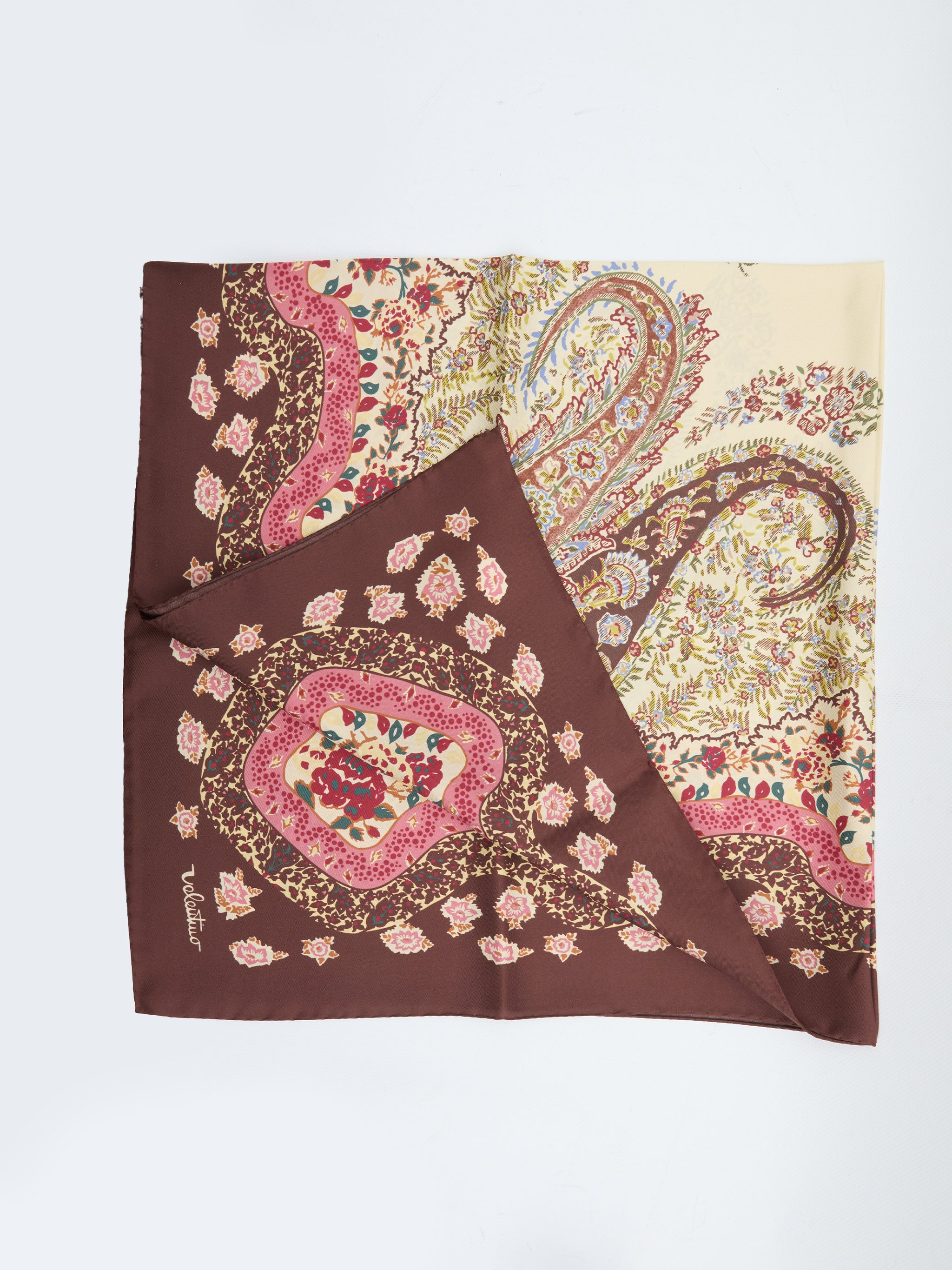 printed silk scarf