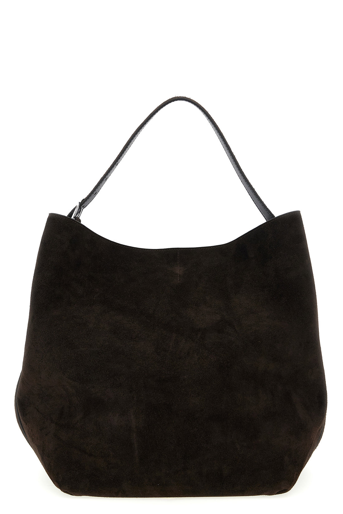 TOTEME OS belted tote suede shoulder bag