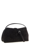 t-lock suede handbag