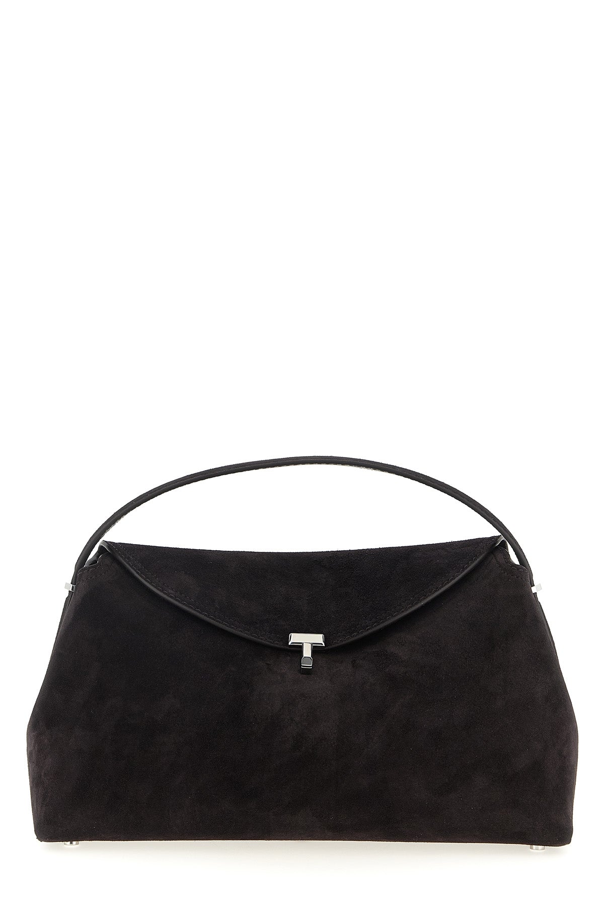 t-lock suede handbag