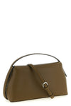 t-lock hammered leather handbag