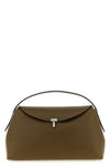 t-lock hammered leather handbag