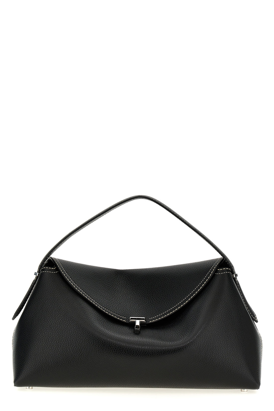TOTEME OS t-lock leather handbag