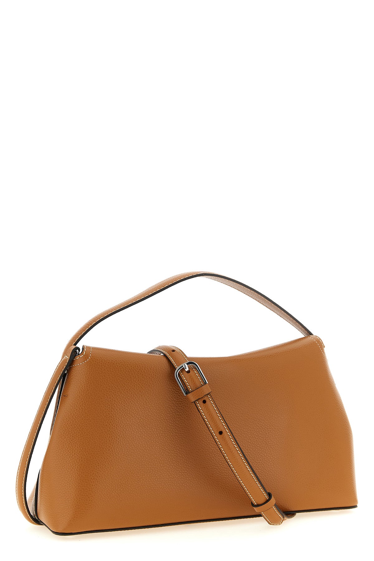 t-lock leather handbag