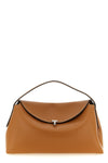 t-lock leather handbag