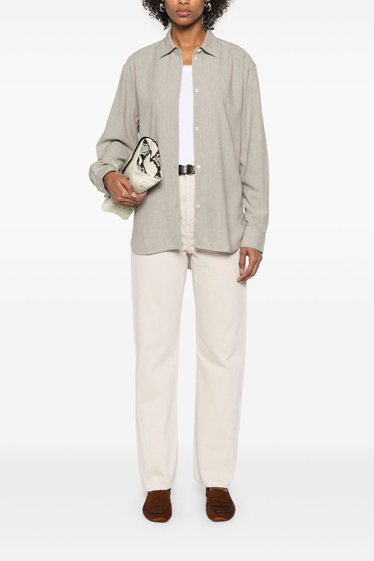 wool blend shirt