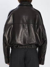 KHAITE XS bomber owey in leather