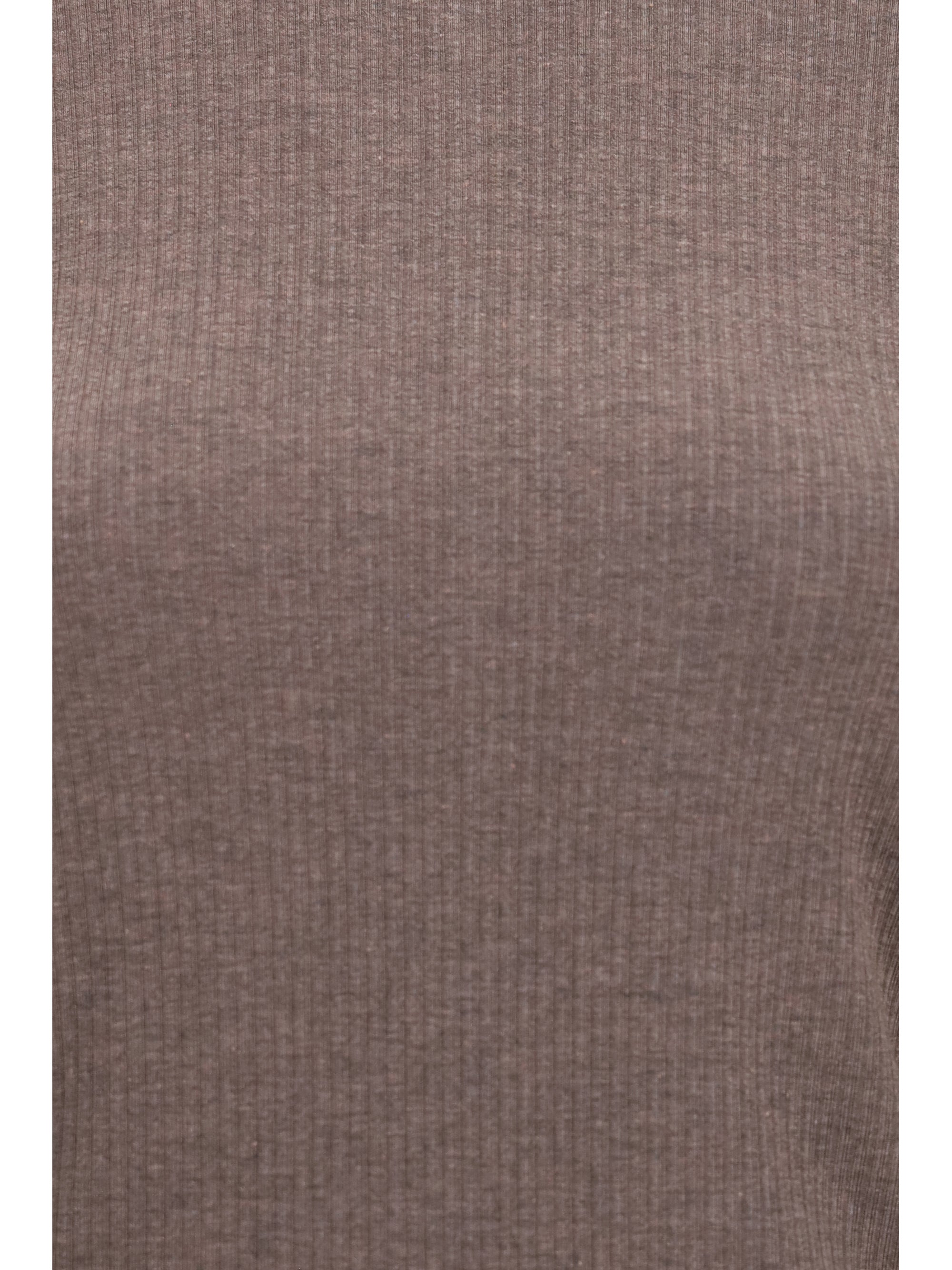 ribbed long-sleeve sweater