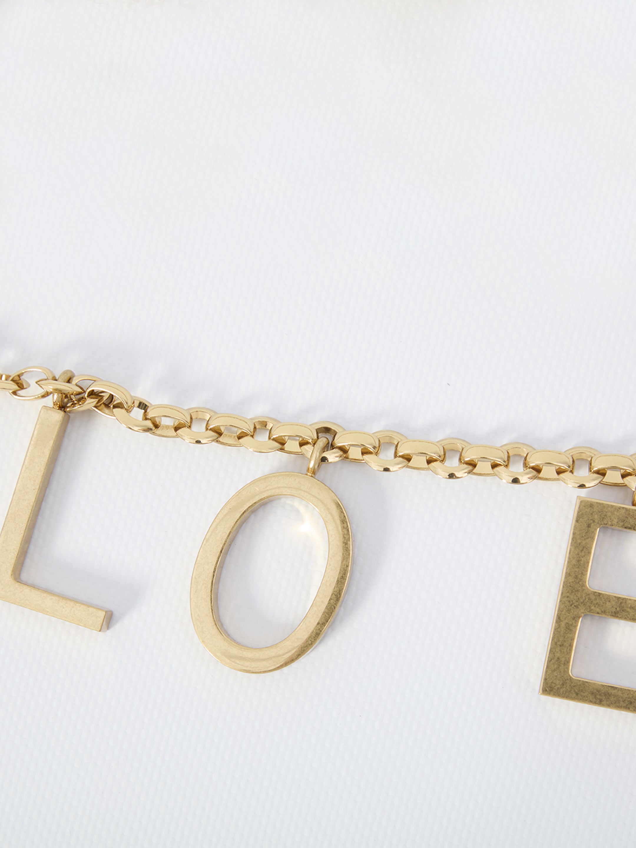 CHLOE OS chloé lettes jewelry belt
