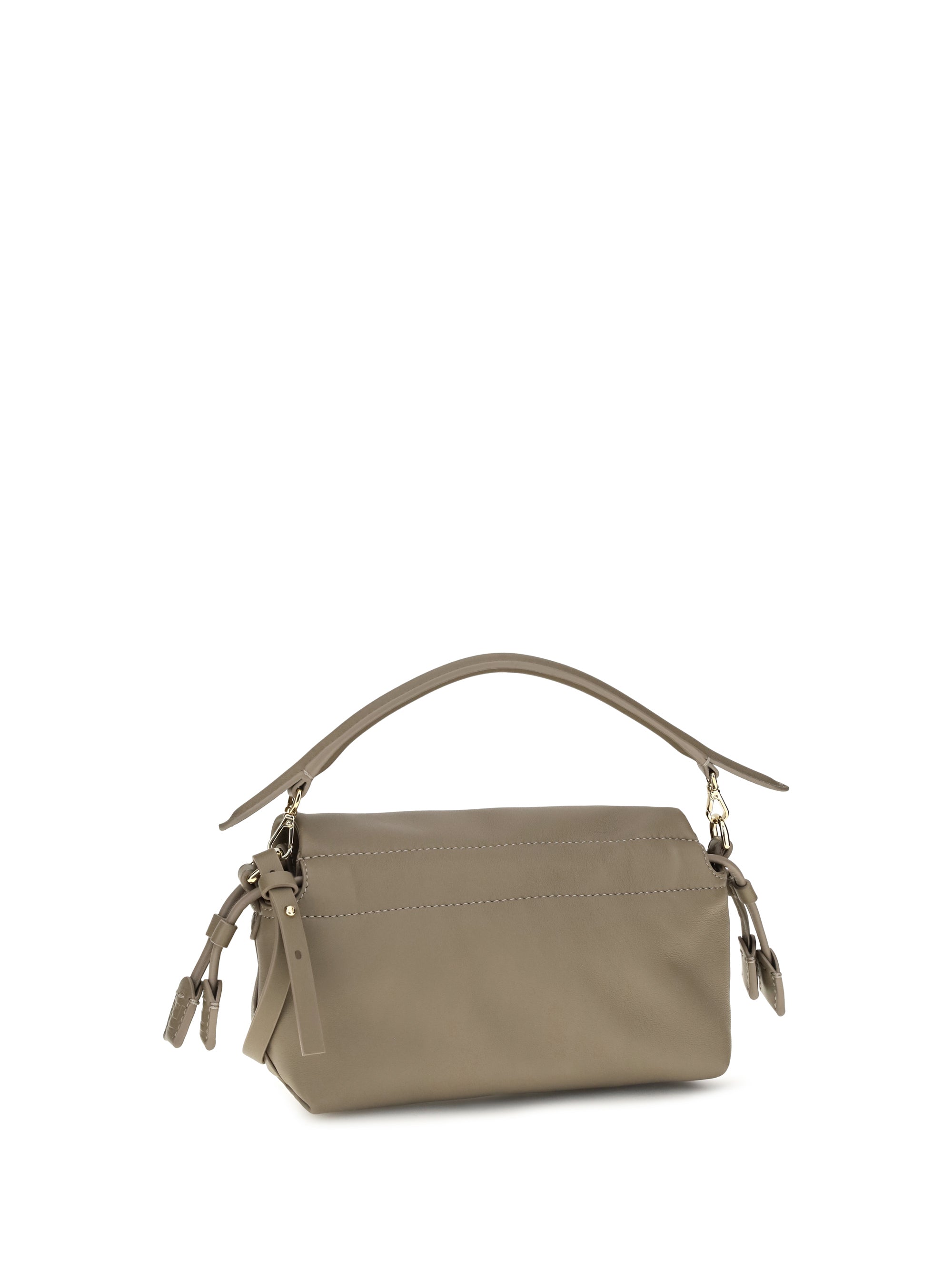 small baguette soft nappa leather handbag
