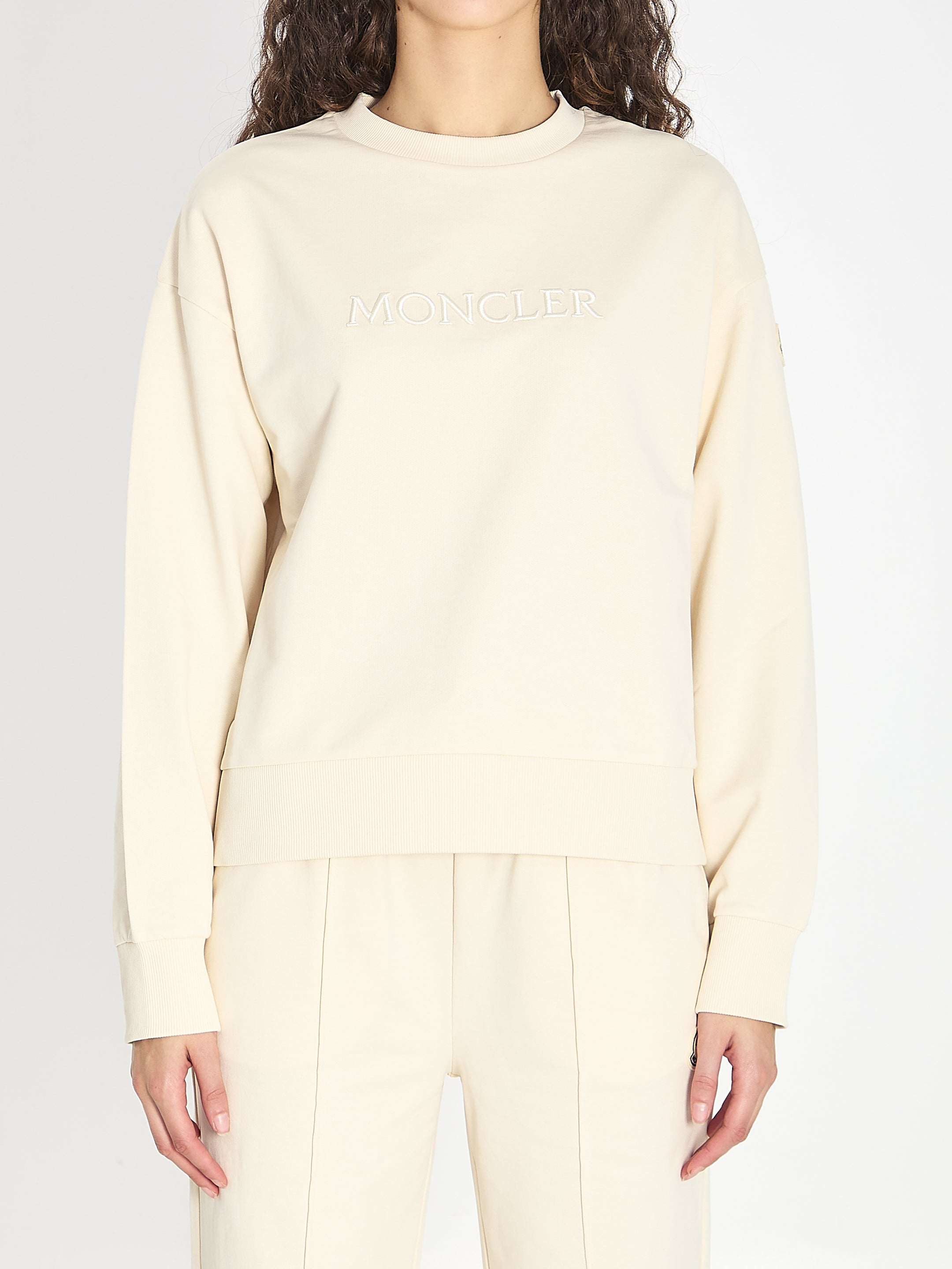 MONCLER M cotton crewneck sweatshirt