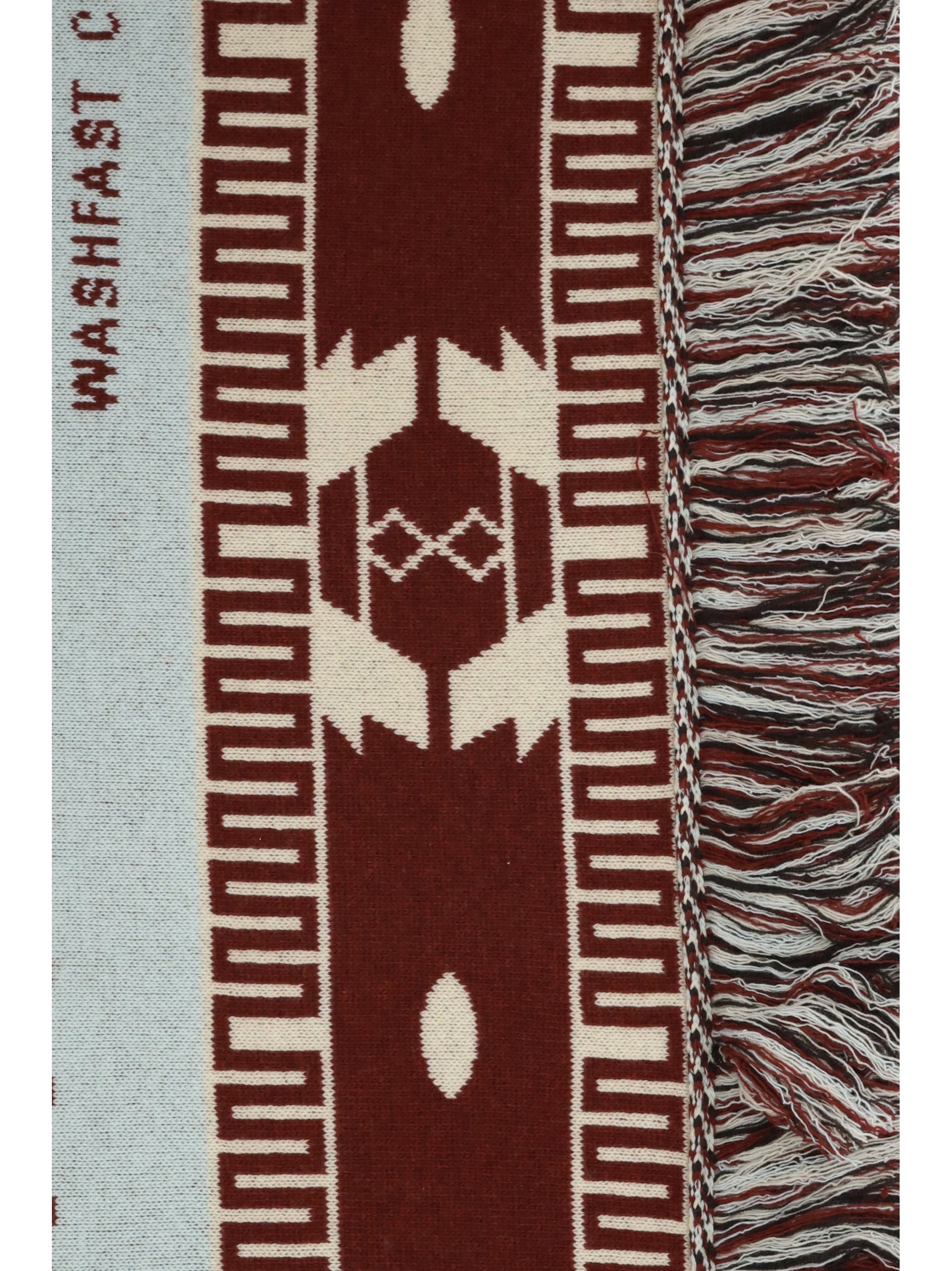 ALAIA OS bandana jacquard blanket
