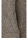 dazzling chiné silk and linen open-knit sweater