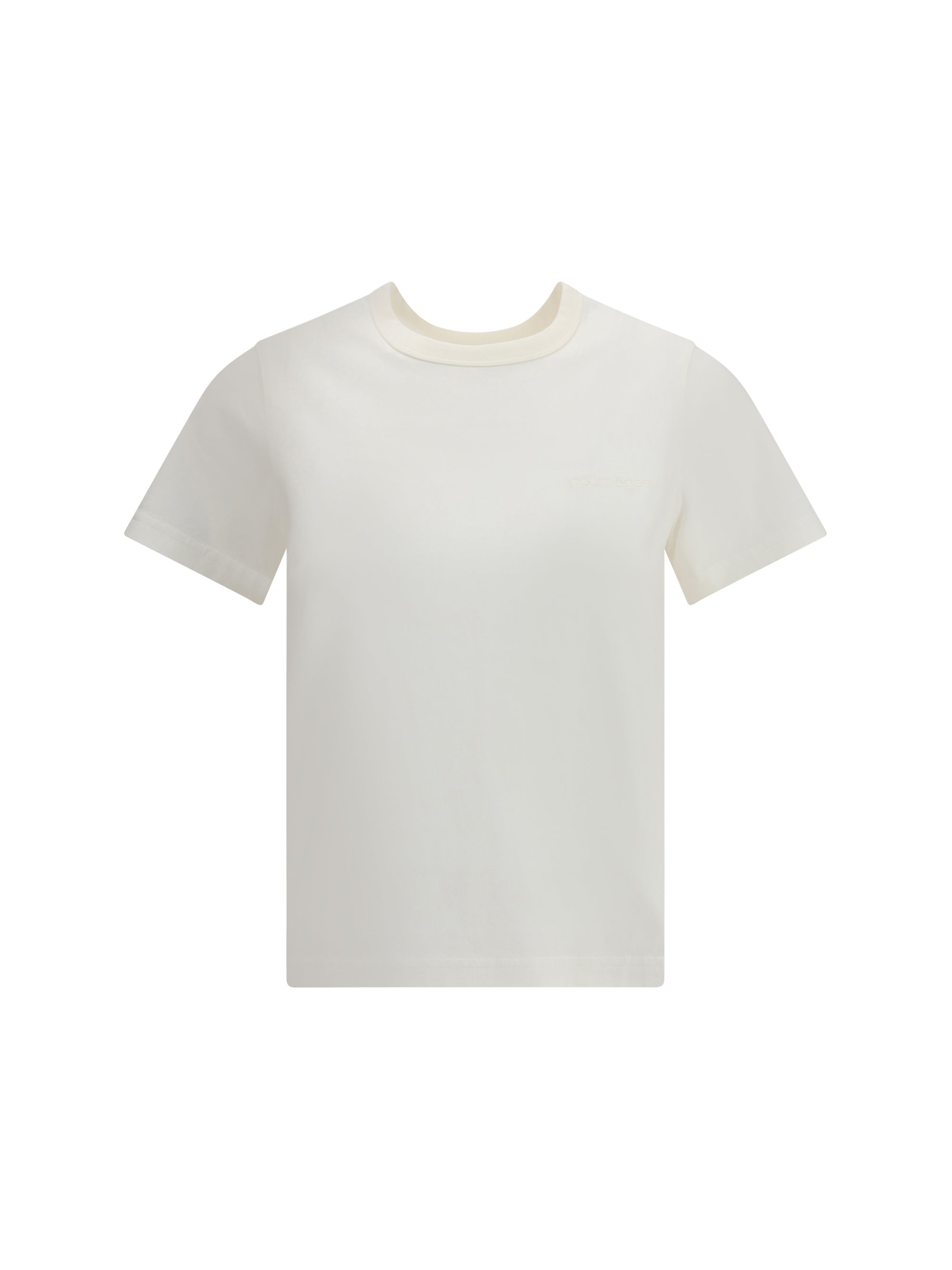 COURRÈGES M embroidered logo t-shirt
