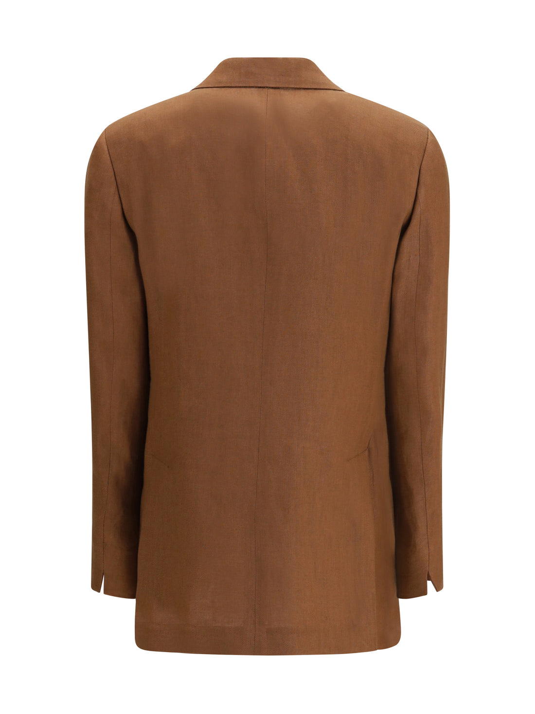 LARDINI 40 double-breasted linen blazer 