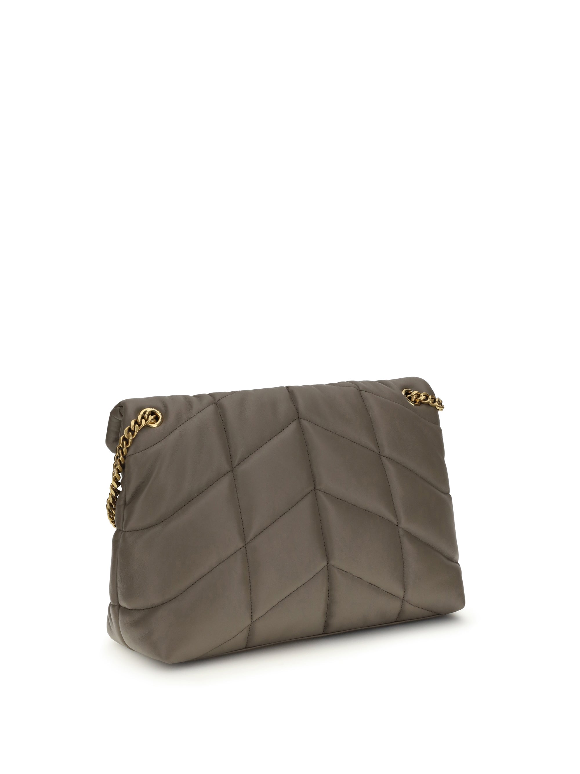 loulou medium leather shoulder bag