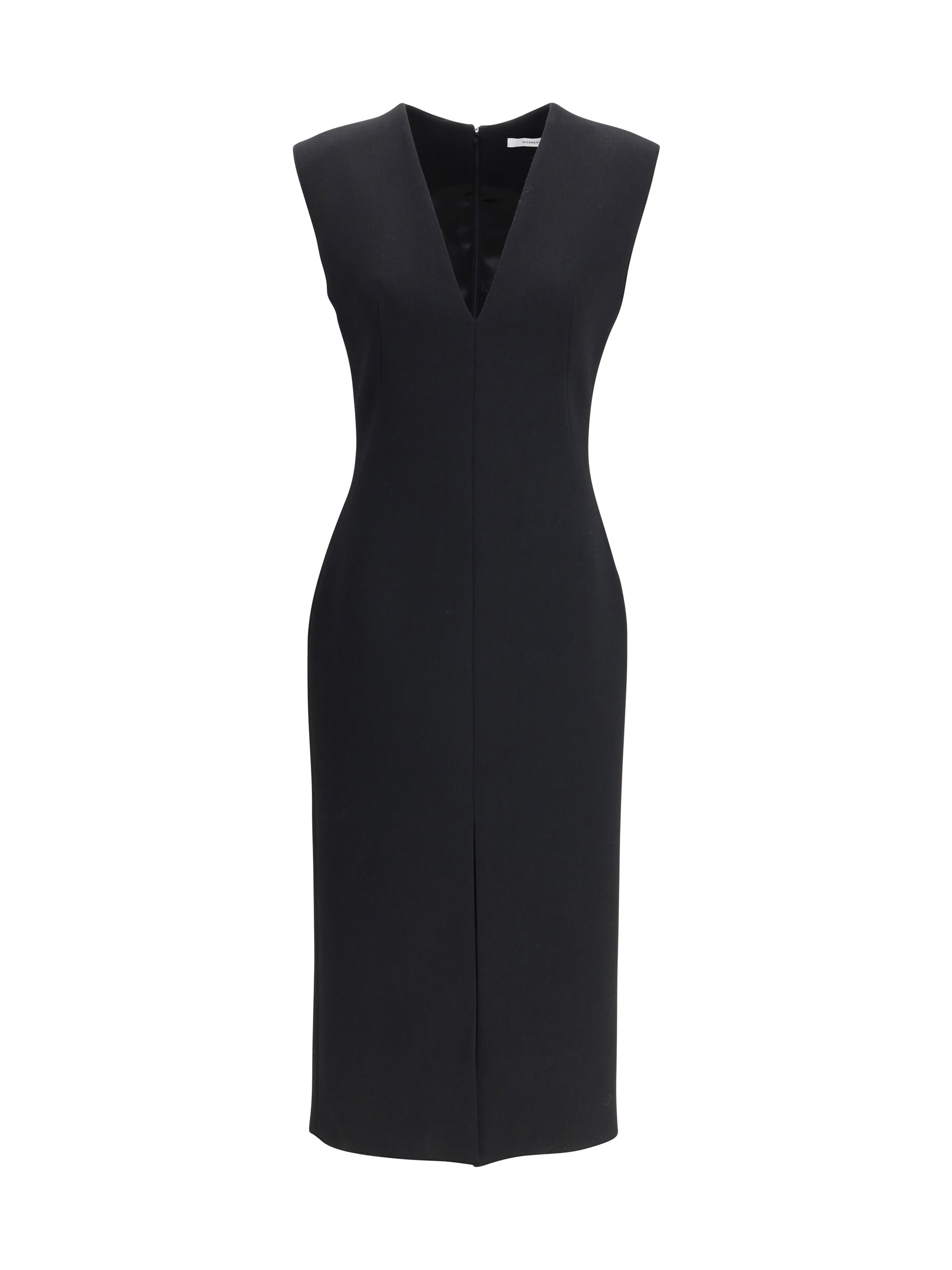 GIVENCHY 36 v-neck pencil dress
