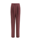 habutai silk tailored pants