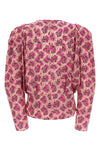 zagra stretch silk blouse