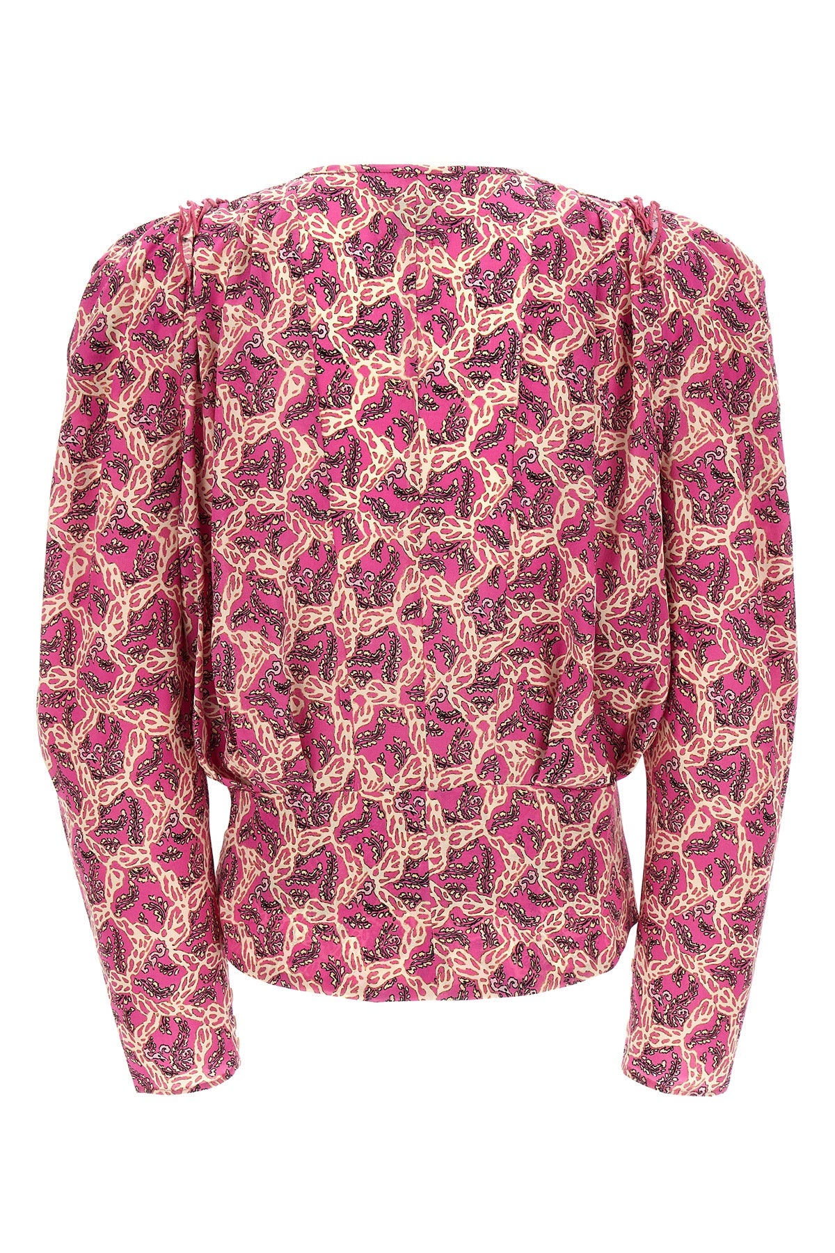 zagra stretch silk blouse