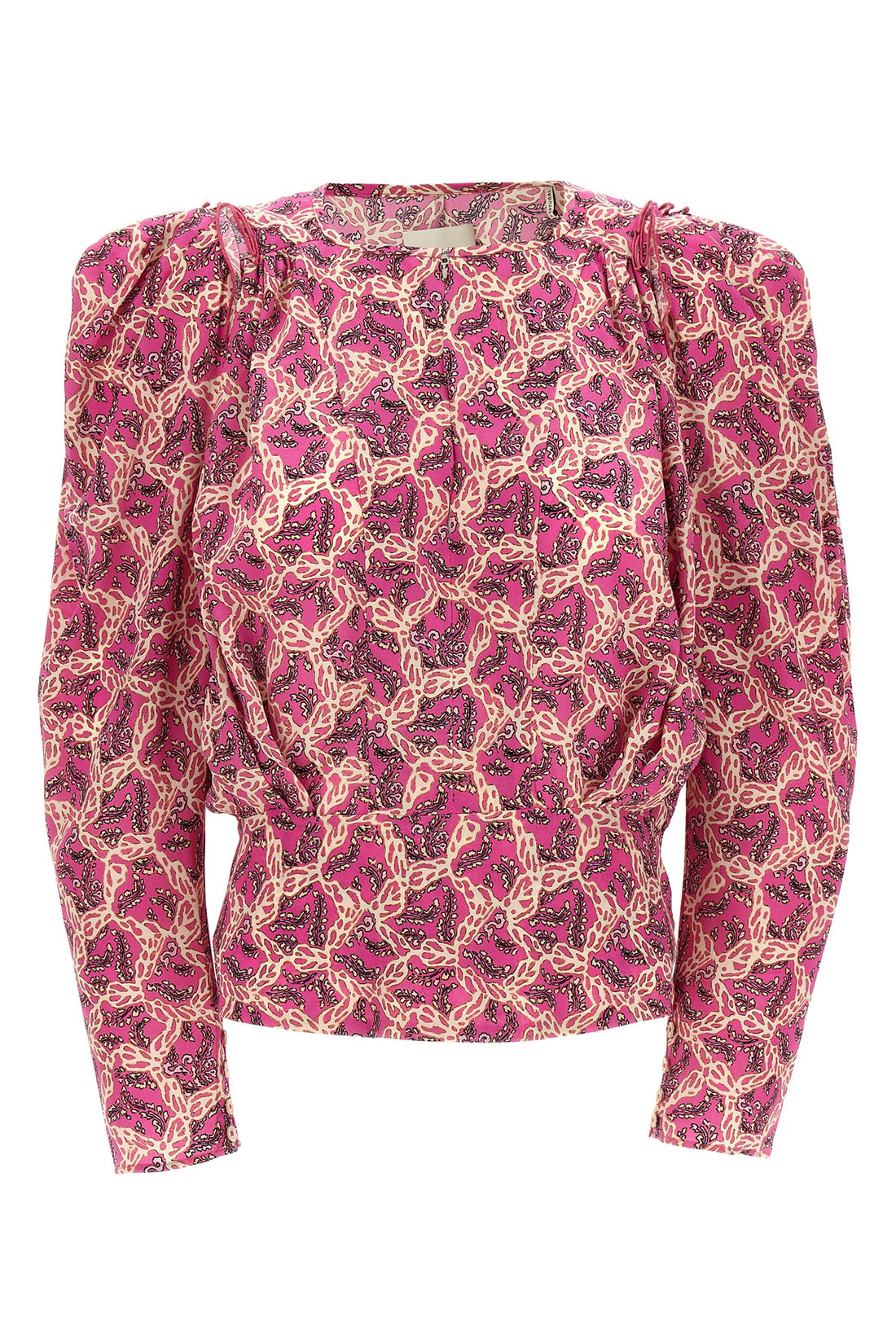 ISABEL MARANT 34 zagra stretch silk blouse