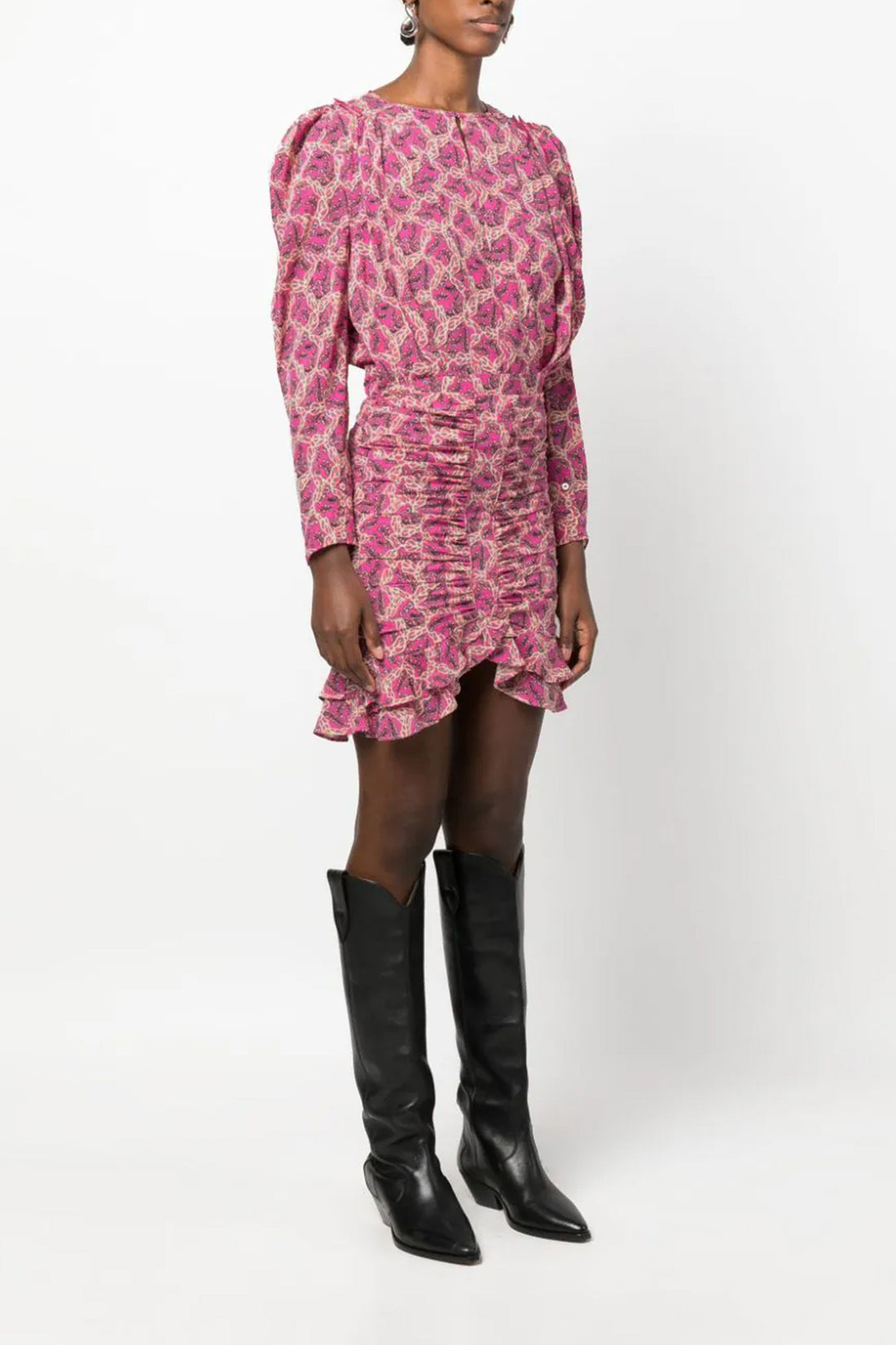 ISABEL MARANT 36 milendi stretch silk skirt