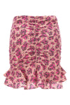 milendi stretch silk skirt