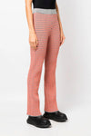pantalone in misto cotone jacquard fantasia
