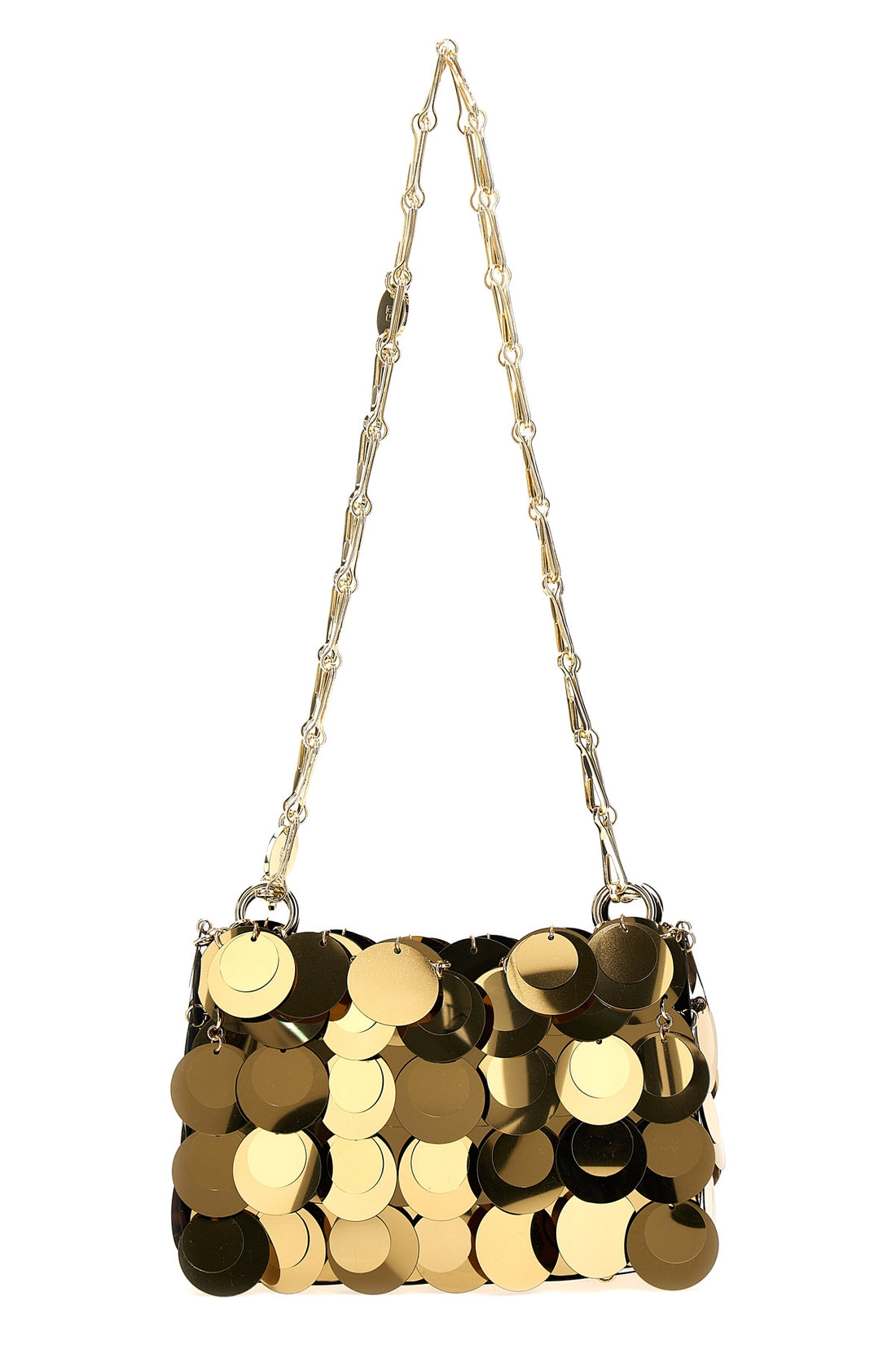 RABANNE OS sparkle nano handbag