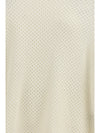 perforated boatneck jumper