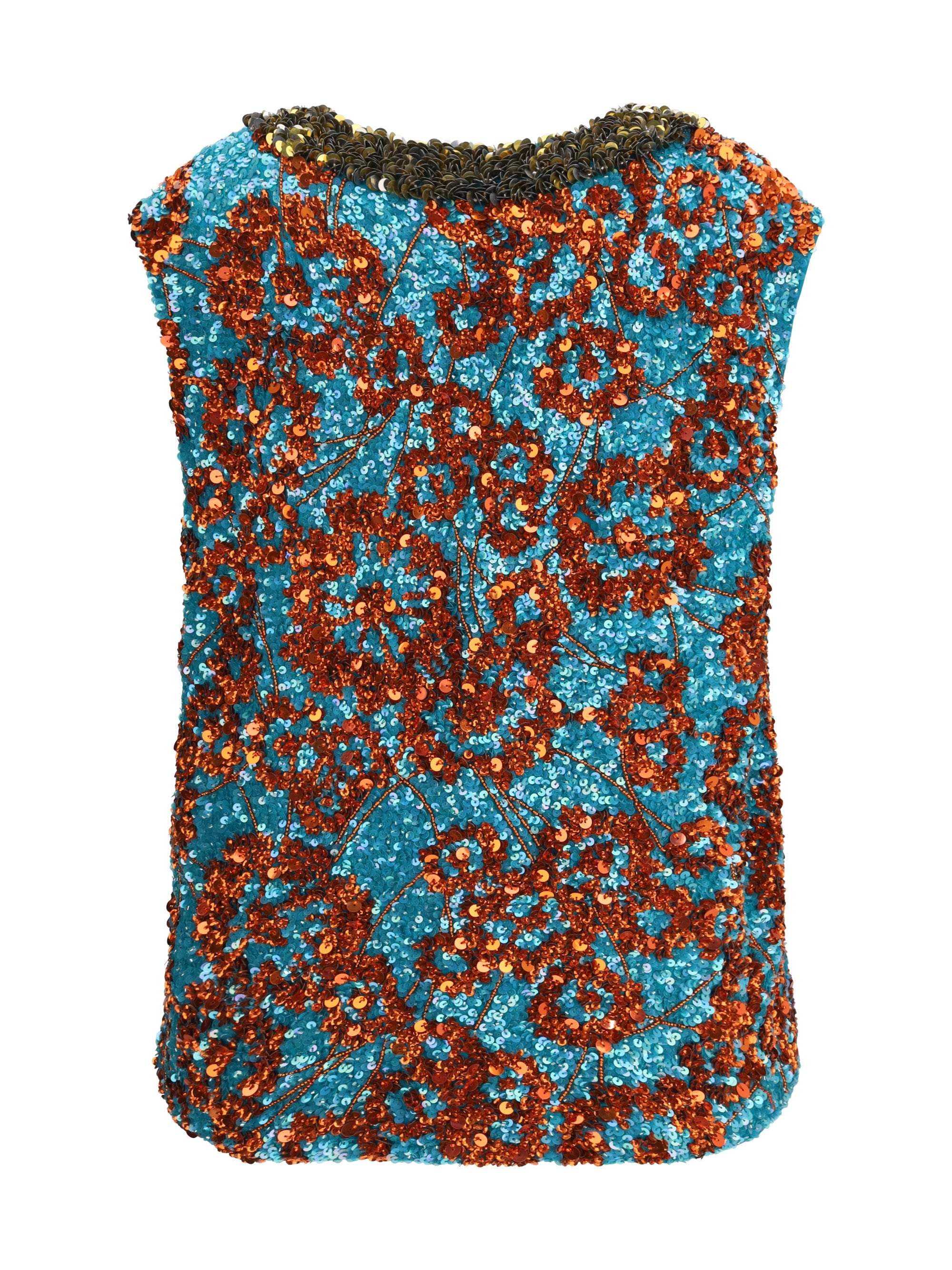 DRIES VAN NOTEN 38 sequined top