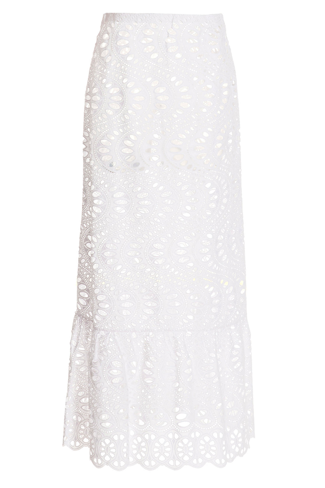 GIAMBATTISTA VALLI L gonna lunga macramè in cotone