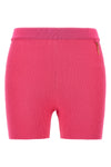 le short pralu cyclist in ribbed viscose blend