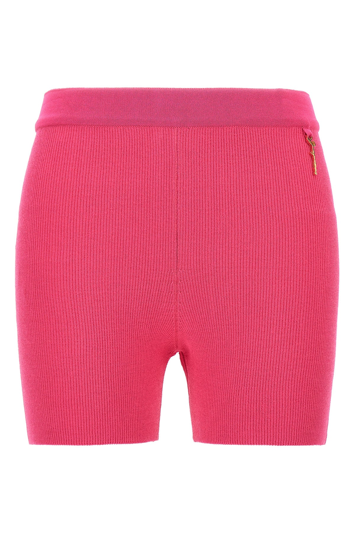 le short pralu cyclist in ribbed viscose blend