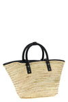 le panier soli woven straw shopping bag