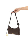 le bisou perle smooth leather shoulder bag
