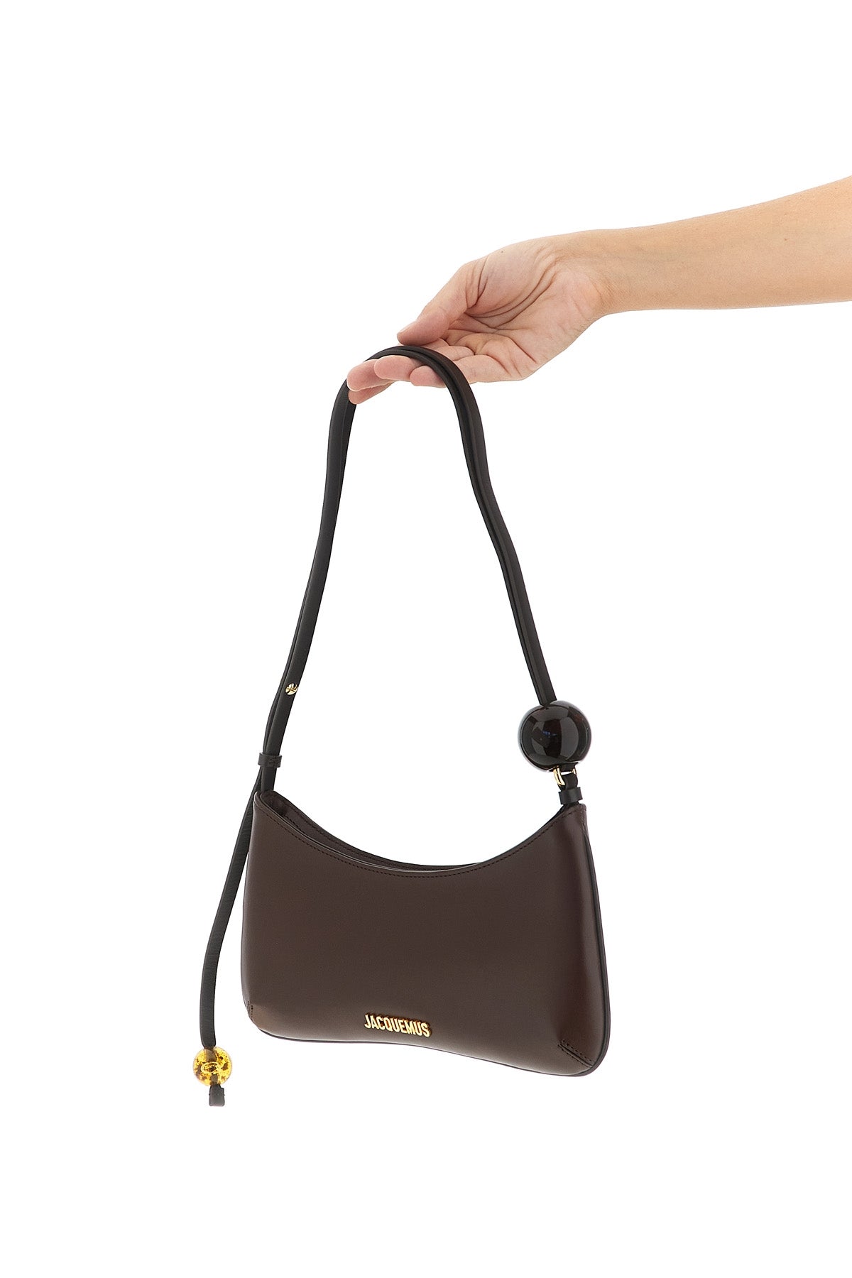 le bisou perle smooth leather shoulder bag