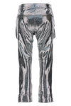 ciane crackle leather pants