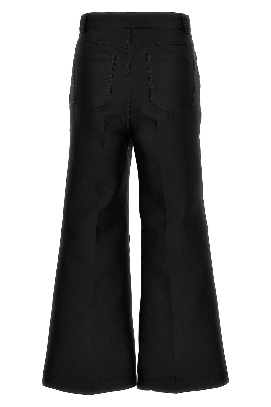 GIAMBATTISTA VALLI 40 cropped silk blend pants