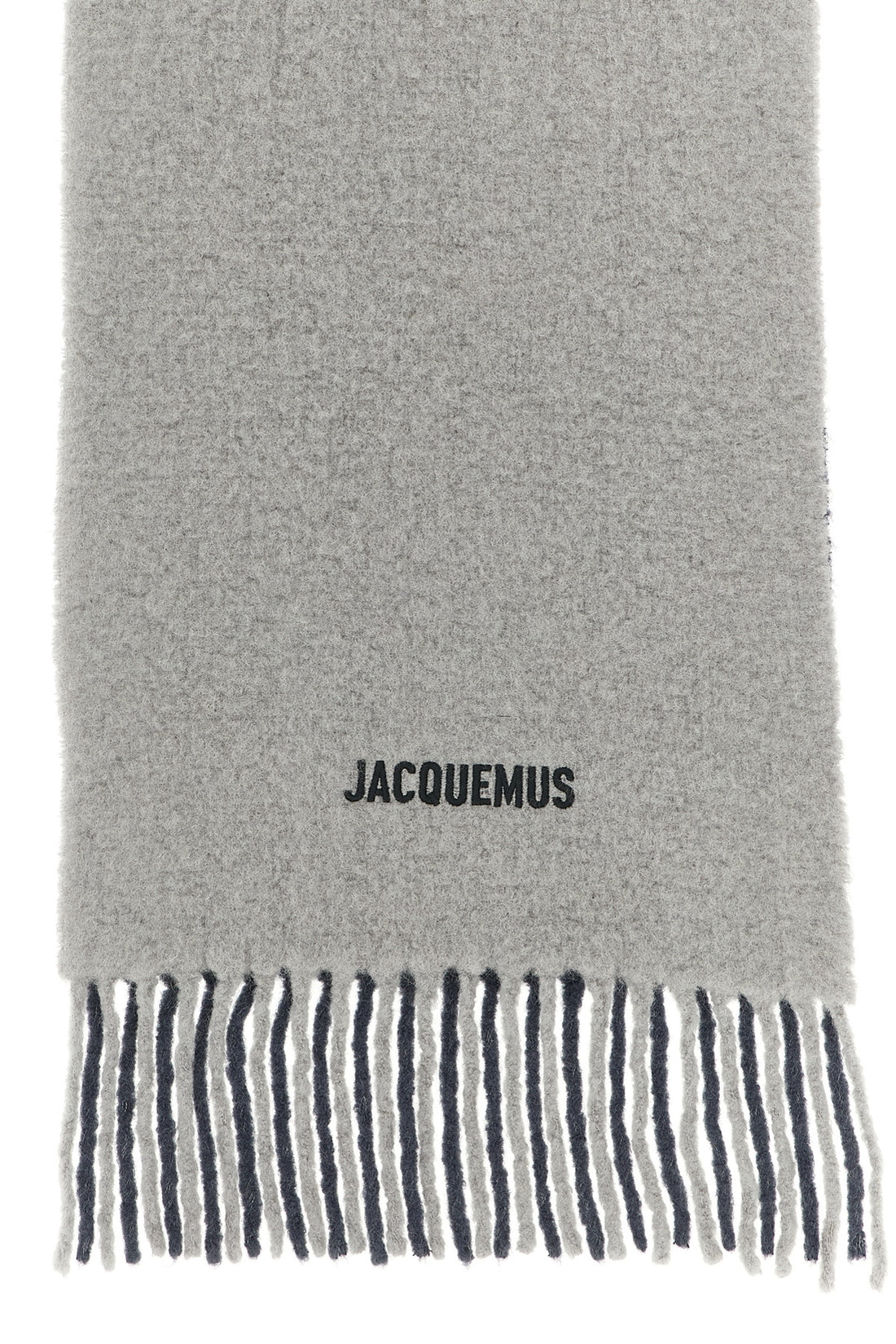 JACQUEMUS OS lecharpe moisson scarf in degradé alpaca wool