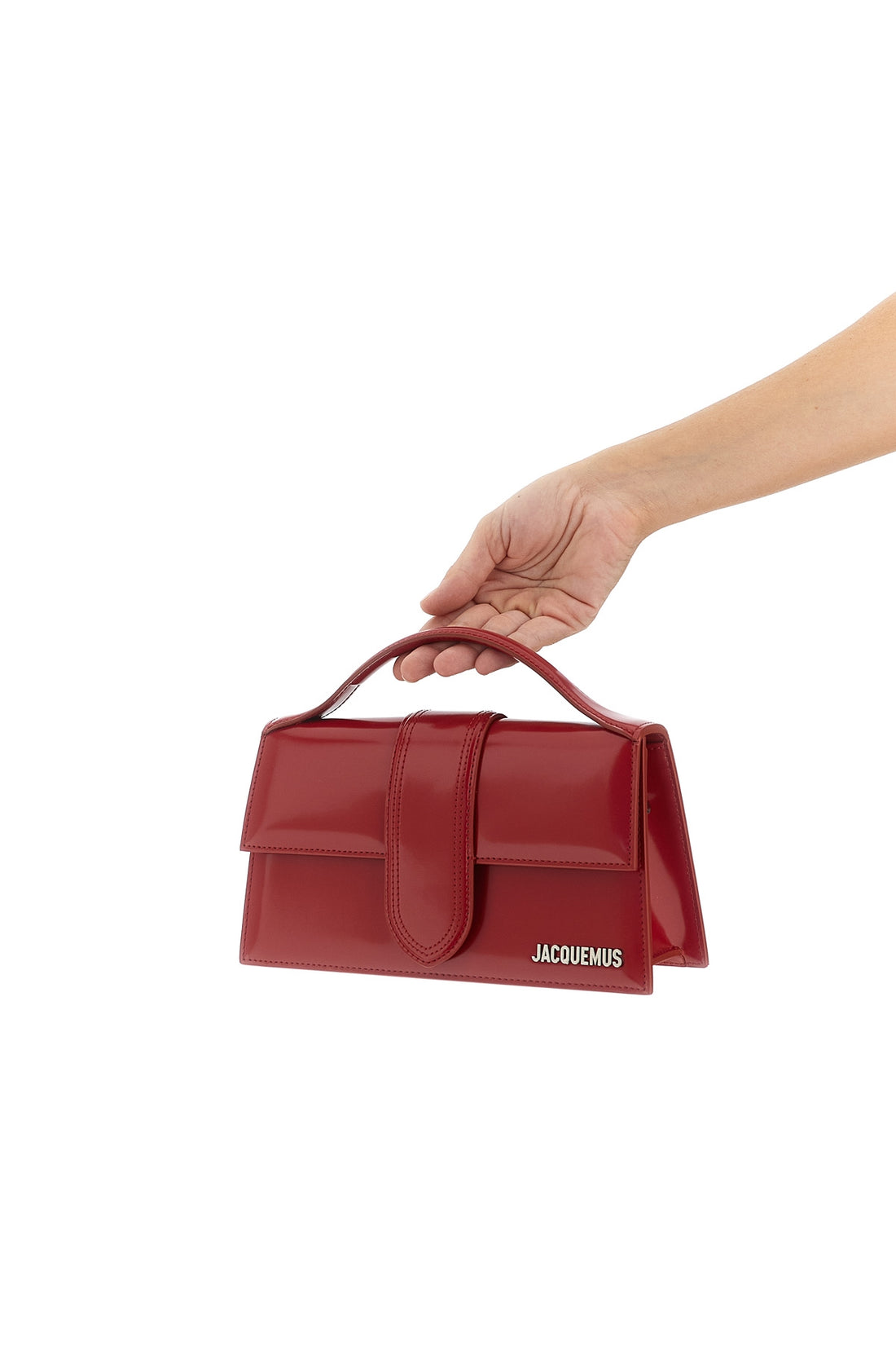 JACQUEMUS OS le grand bambino leather handbag