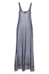 transparent mesh fabric dress