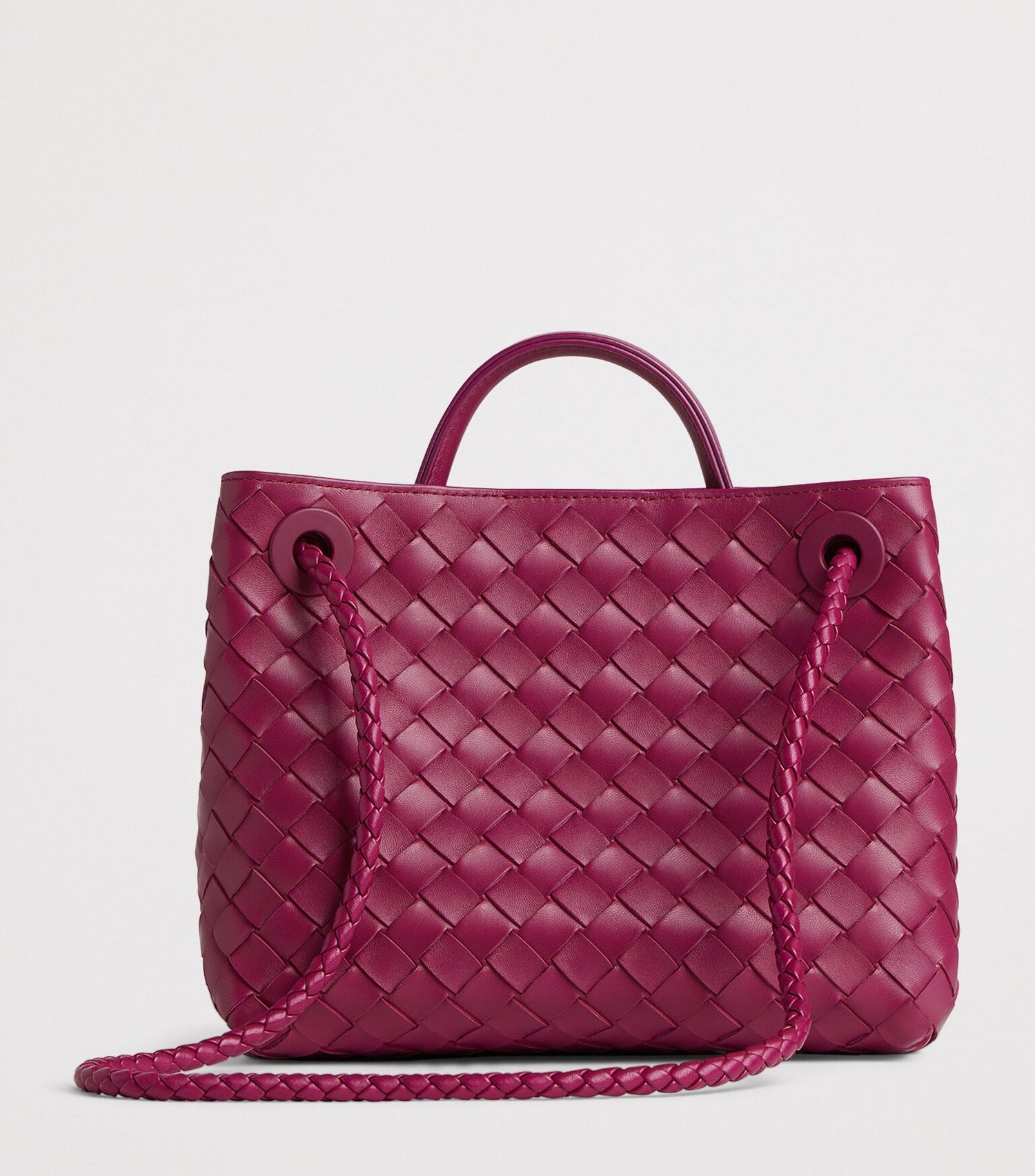 Andiamo Small Intrecciato Leather Tote