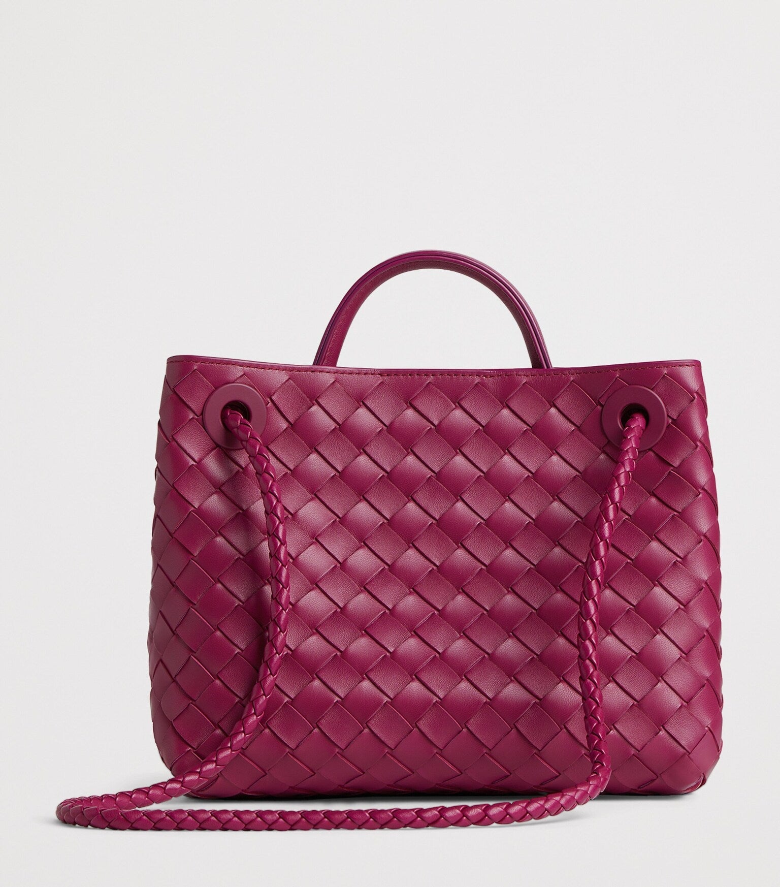 Andiamo Small Intrecciato Leather Tote